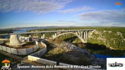 Skradin, řeka Krka, most A1