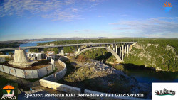 Skradin, řeka Krka, most A1