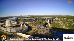 Skradin, řeka Krka, most A1