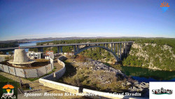 Skradin, řeka Krka, most A1