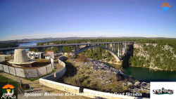 Skradin, řeka Krka, most A1