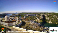 Skradin, řeka Krka, most A1