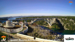 Skradin, řeka Krka, most A1