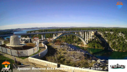 Skradin, řeka Krka, most A1