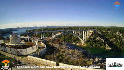 Skradin, řeka Krka, most A1