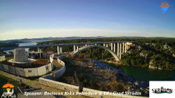 Skradin, řeka Krka, most A1