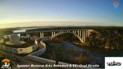 Skradin, řeka Krka, most A1