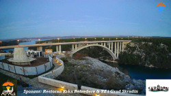 Skradin, řeka Krka, most A1