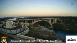 Skradin, řeka Krka, most A1