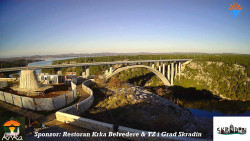 Skradin, řeka Krka, most A1