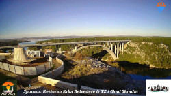 Skradin, řeka Krka, most A1