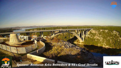 Skradin, řeka Krka, most A1