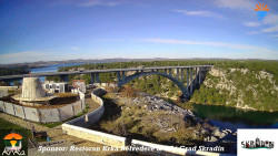Skradin, řeka Krka, most A1