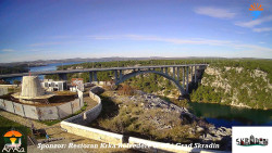 Skradin, řeka Krka, most A1