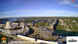 Skradin, řeka Krka, most A1