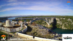 Skradin, řeka Krka, most A1