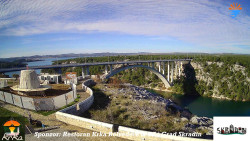 Skradin, řeka Krka, most A1