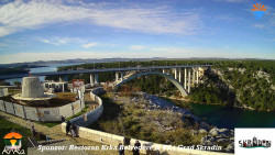 Skradin, řeka Krka, most A1