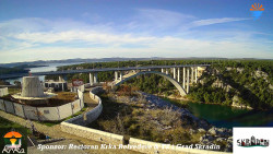 Skradin, řeka Krka, most A1