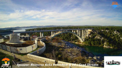 Skradin, řeka Krka, most A1