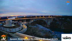 Skradin, řeka Krka, most A1