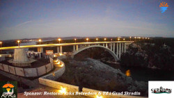 Skradin, řeka Krka, most A1