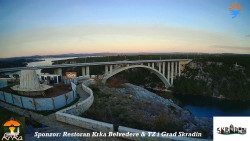 Skradin, řeka Krka, most A1