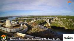 Skradin, řeka Krka, most A1