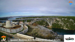 Skradin, řeka Krka, most A1