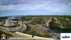 Skradin, řeka Krka, most A1