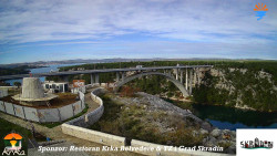 Skradin, řeka Krka, most A1