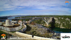 Skradin, řeka Krka, most A1