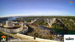 Skradin, řeka Krka, most A1