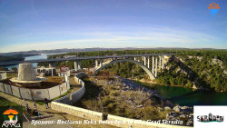 Skradin, řeka Krka, most A1