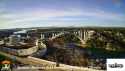 Skradin, řeka Krka, most A1