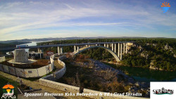 Skradin, řeka Krka, most A1