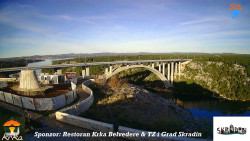 Skradin, řeka Krka, most A1