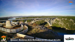 Skradin, řeka Krka, most A1