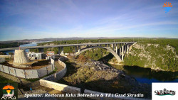 Skradin, řeka Krka, most A1