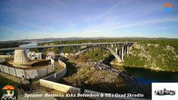 Skradin, řeka Krka, most A1