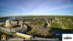 Skradin, řeka Krka, most A1