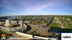 Skradin, řeka Krka, most A1