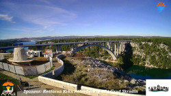 Skradin, řeka Krka, most A1