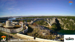 Skradin, řeka Krka, most A1