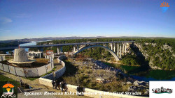 Skradin, řeka Krka, most A1