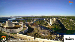 Skradin, řeka Krka, most A1