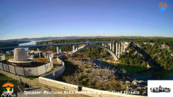 Skradin, řeka Krka, most A1