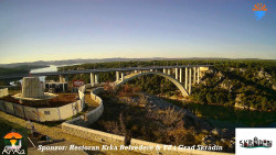 Skradin, řeka Krka, most A1