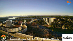 Skradin, řeka Krka, most A1