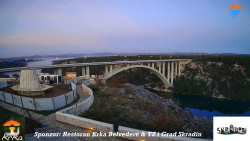 Skradin, řeka Krka, most A1